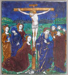 Plaque with the Crucifixion, French, 16th century. Creator: Unknown.