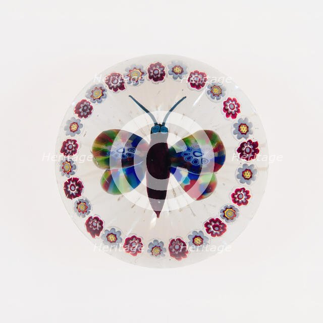 Paperweight, Lunéville, c. 1846-55. Creator: Baccarat Glasshouse.