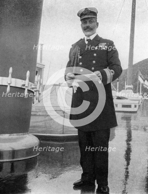 Commodore Sir Archibald Milne (1855-1938), 1908.Artist: Queen Alexandra