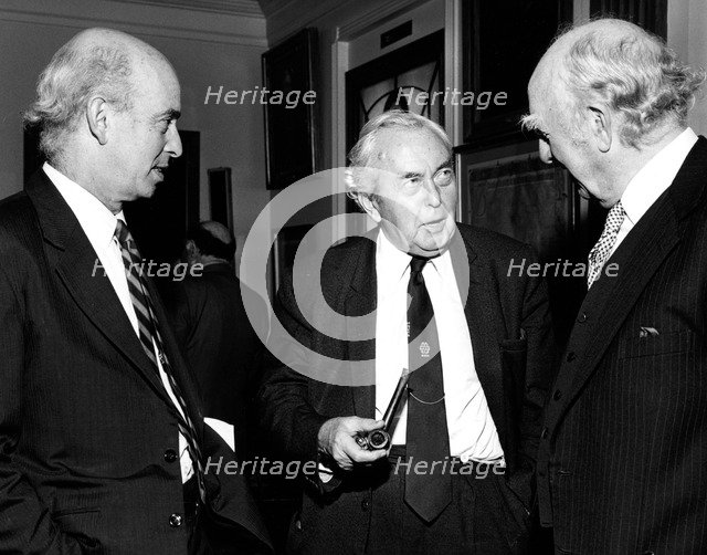 Harold Wilson (1916-1995), Former British Prime Minister, 1984. Artist: Unknown