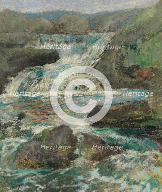 Horseneck Falls, ca. 1889-1900. Creator: John Henry Twachtman.