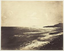 Mediterranean with Mount Agde, 1857. Creator: Gustave Le Gray.