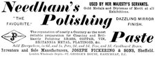 Advertisement for Needham’s Polishing Paste, 1890. Creator: Unknown.