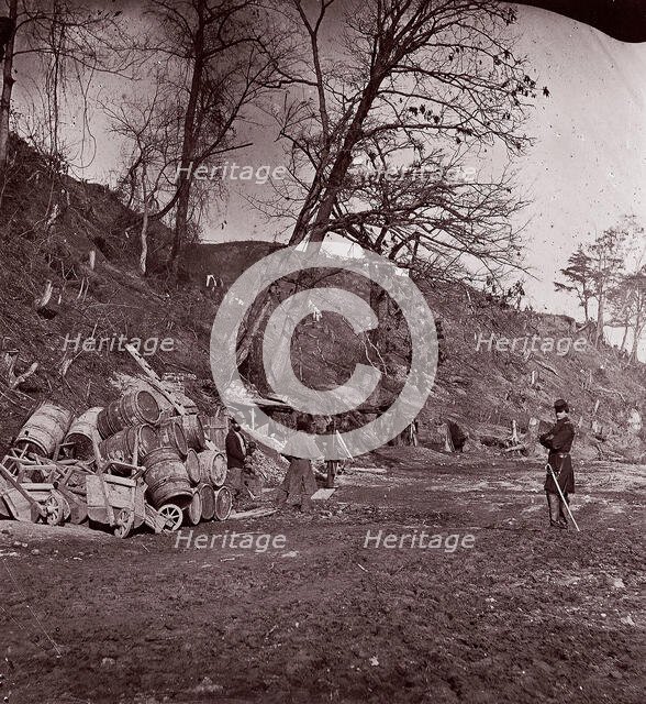 Fort Brady, Virginia, 1861-65. Creator: Andrew Joseph Russell.