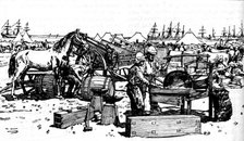 'Shoeing Forge of the New South Wales Artillery at Suakim', c1885, (1902). Artist: Unknown.