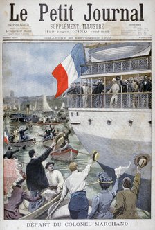 Departure of Colonel Marchand, Marseilles, 1900. Artist: Unknown