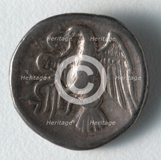 Drachma: Flying Eagle (reverse), c. 369-336 BC. Creator: Unknown.