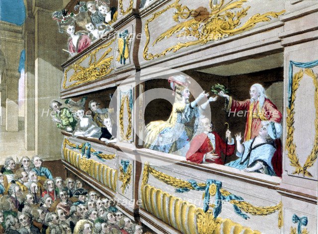 Voltaire, French author and epitome of the Enlightenment, 18th century. Artist: Anon