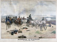 Marshal Massena at the Battle of Wagram, Austria, 5th-6th July 1809, (1904). Artist: Unknown