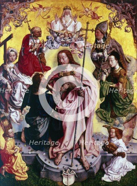 Doubting Thomas placing his hand into Christ's wound, c1499. Artist: Master of the altarpiece of St Bartholomew