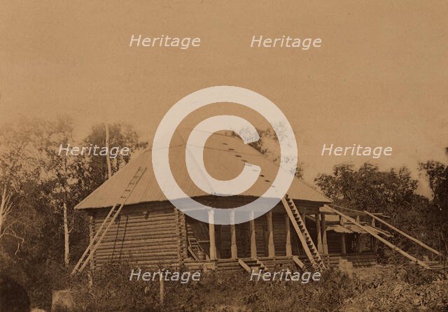 Prison Provisions Depot for the Derbinsky Prison in the Tym River Valley, 1880-1899. Creator: Innokenty Ignatievich Pavlovsky.