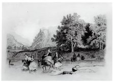 (Untitled) (Spanish Scene), 1858. Creator: Thomas Eakins.