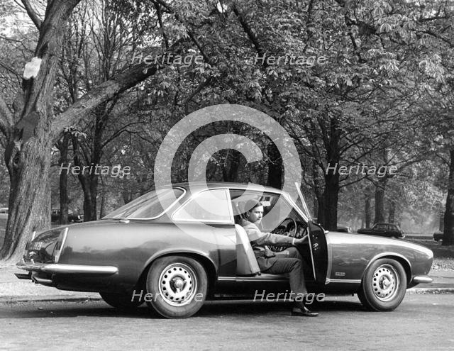 1964 Gordon Keeble with driver . Creator: Unknown.