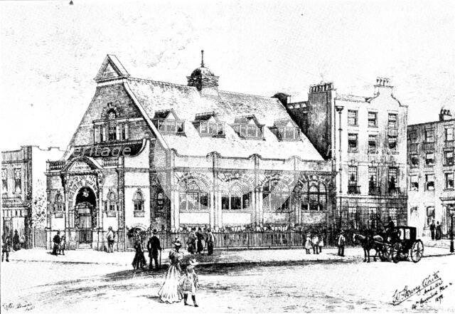 Trinity Church House, Marylebone, 1898. Creator: Unknown.