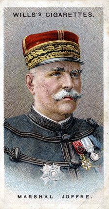 Joseph Jacques Cesaire Joffre, French soldier, 1917. Artist: Unknown