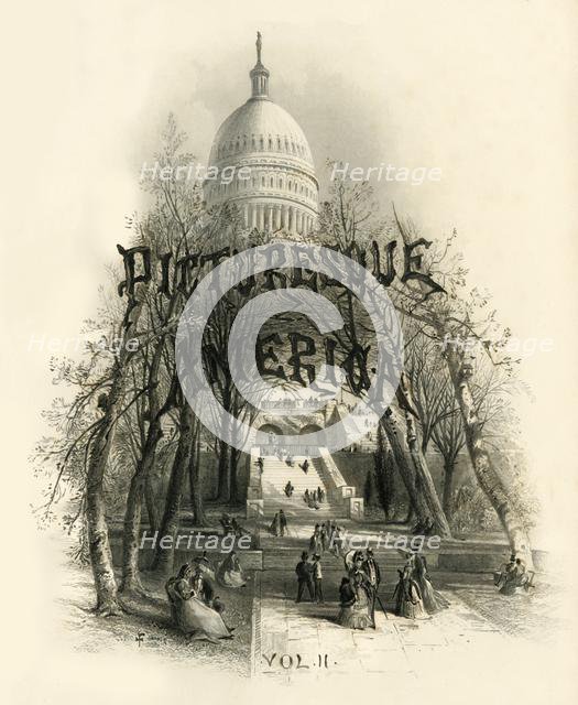 'Dome of the Capitol', 1874.  Creator: Edward Paxman Brandard.