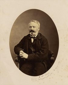 Portrait of Victor Hugo, 1862. Creator: Etienne Carjat.