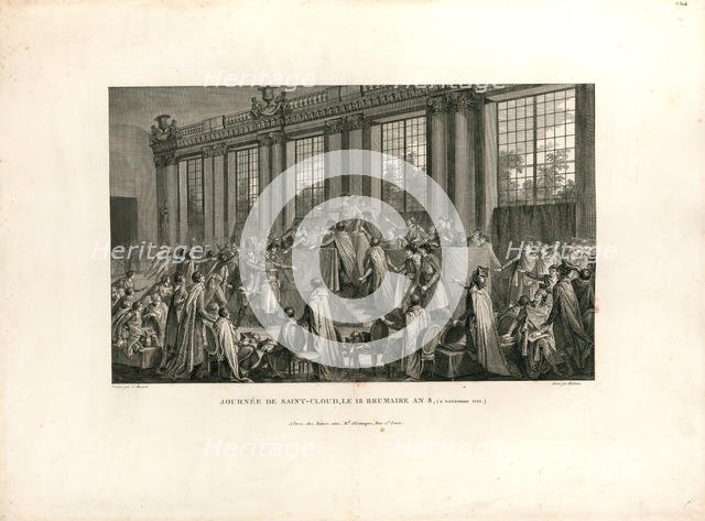 Coup of 18 Brumaire, 1800. Creator: Helman, Isidore Stanislas (1743-1806/9).