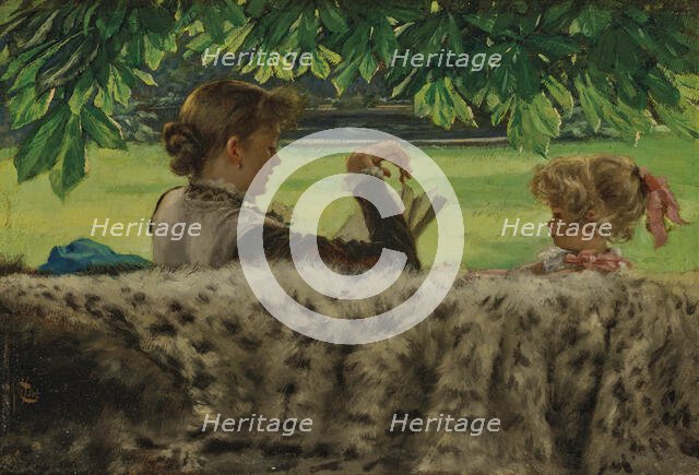 The Tale, c1879. Creator: Tissot, James Jacques Joseph (1836-1902).
