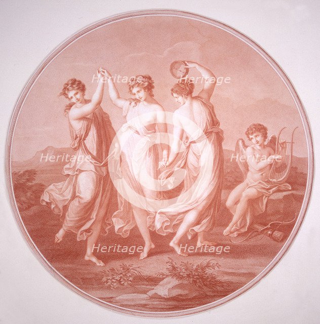 'The Three Graces and Cupid', c1775-c1792.  Artist: Gavrila Ivanovitch Scorodomoff  