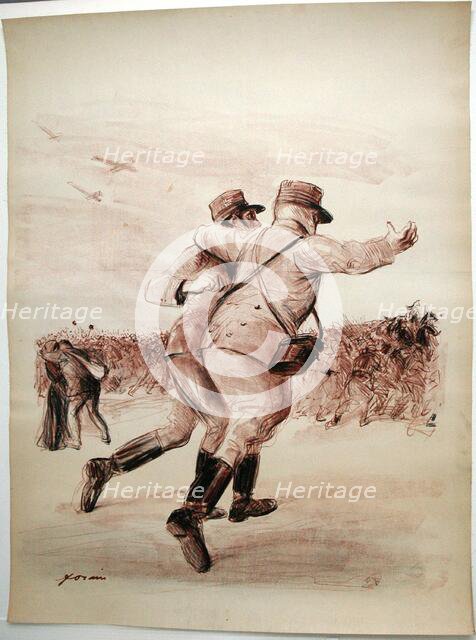 To Serve, 1913. Creator: Jean Louis Forain.