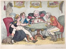 Plucking a Spoony, February 28, 1812., February 28, 1812. Creator: Thomas Rowlandson.