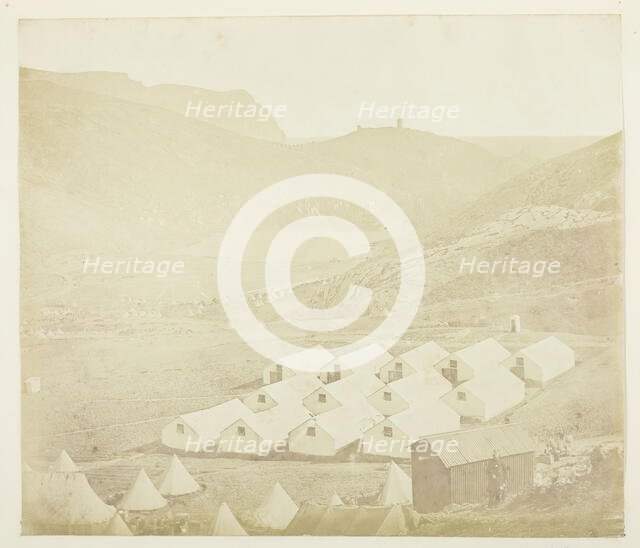 Harbour of Balaklava, 1855. Creator: James Robertson.