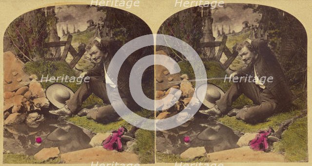 Got a Bite., 1876. Creator: L. Melander & Bro.