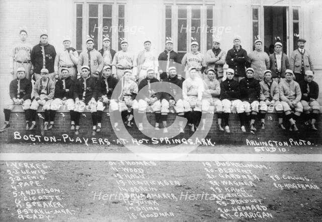 Red Sox at Hot Springs, Ark., 1912, 1912. Creator: Bain News Service.