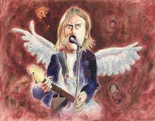 Kurt Cobain. Creator: Dan Springer.