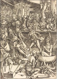 The Martyrdom of Saint John, probably c. 1496/1498. Creator: Albrecht Durer.