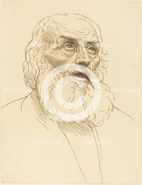 Study of an Old Man (Etude de vieillard). Creator: Alphonse Legros.