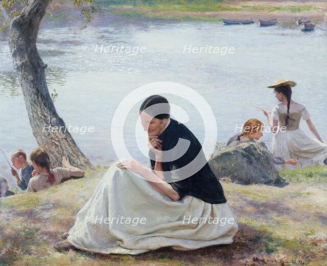 Memories, 1891. Creator: Emile Friant.