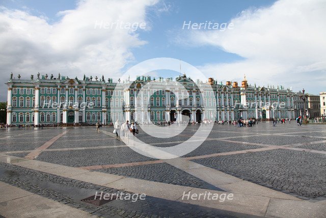 Winter Palace, Hermitage Museum, St Petersburg, Russia, 2011. Artist: Sheldon Marshall