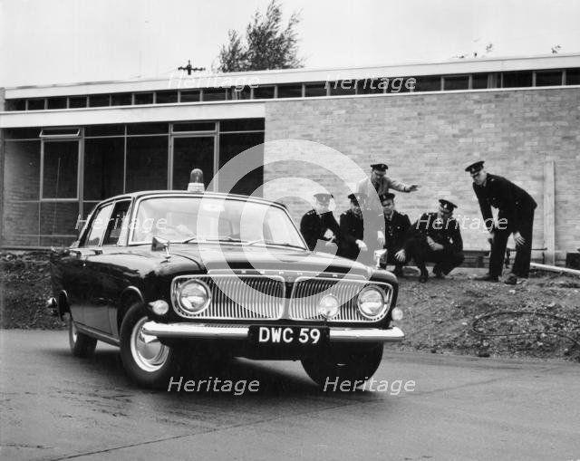 1963 Ford Zephyr Police car. Creator: Unknown.