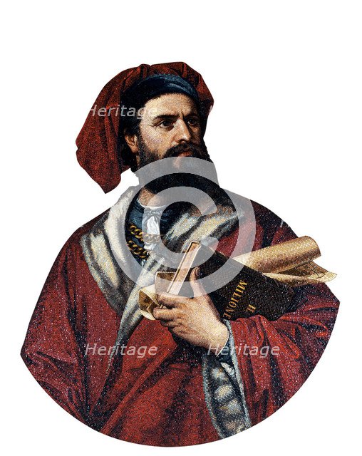 Marco Polo, 1867. Artist: Podio, Enrico (active 1860s)