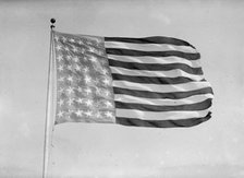 Flags. Battle Fleet Flag, 1911. Creator: Harris & Ewing.