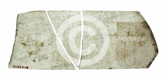 Glass Fragment, French, 16th century. Creator: Unknown.