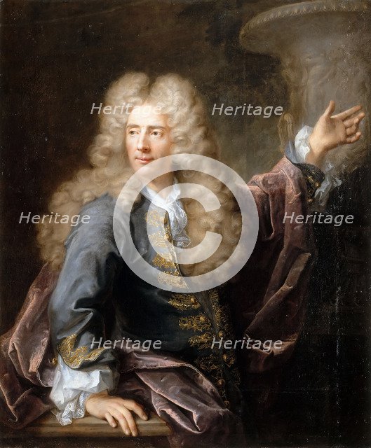Portrait of the sculptor Jean Cornu (1650-1715). Artist: Tournieres, Robert (1667-1752)