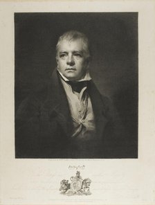 Sir Walter Scott Bart, 1826. Creator: William Walker.