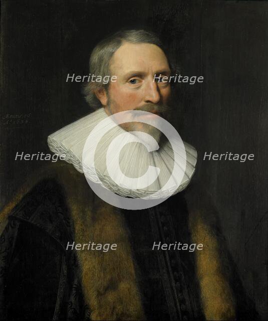 Portrait of Jacob Cats (1577-1660), 1634. Creator: Michiel van Mierevelt.
