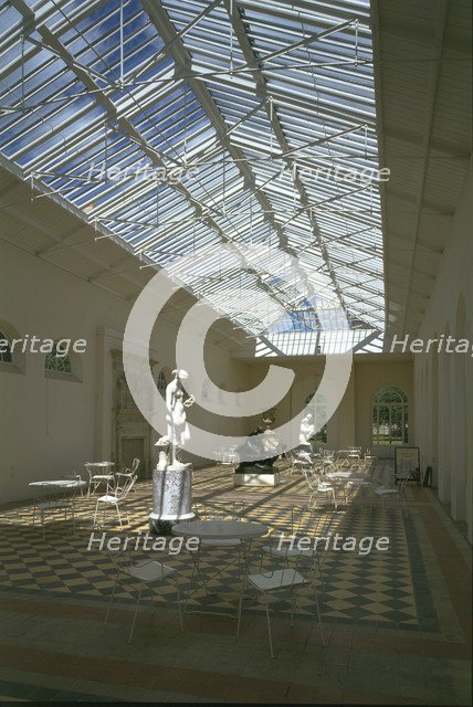Interior of the Orangery, Wrest Park, Bedfordshire, 1997. Artist: N Corrie
