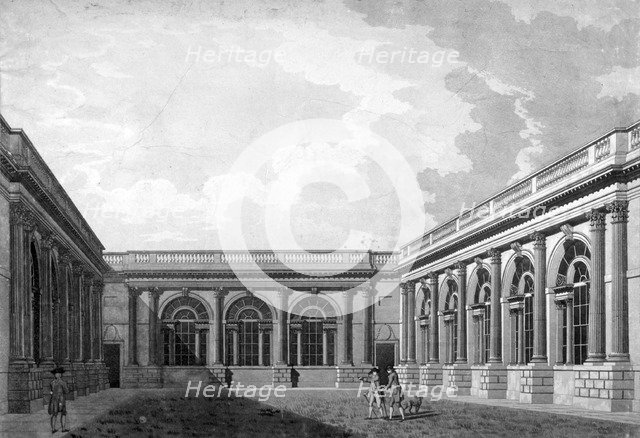 West quadrangle of the Bank of England , City of London, 1790. Artist: Thomas Malton II