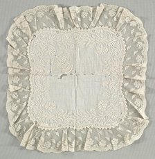 Handkerchief, late 1800s. Creator: Unknown.