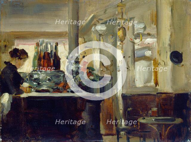 Bon Bock Café, 1881. Creator: Anon.