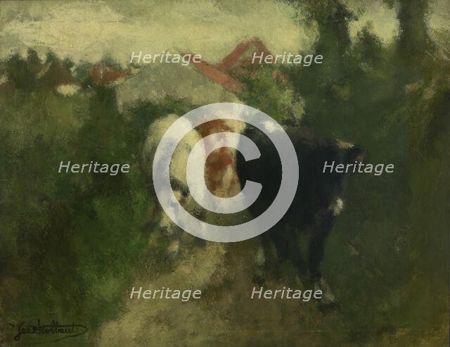 Sunken Road, c1860-1900. Creator: Jan Stobbaerts.