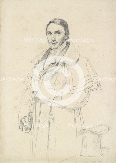 Three-quarter-length Portrait of Jean-Francois-Antoine Forest, 1823. Artist: Jean-Auguste-Dominique Ingres.