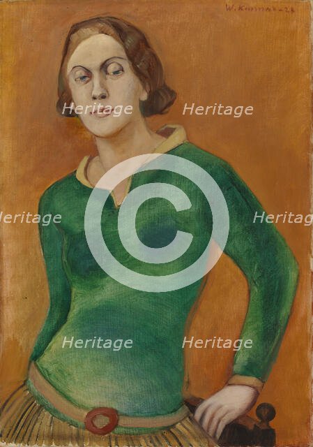 Portrait of Sylvi Kunnas, 1928. Creator: Vaino Kunnas.