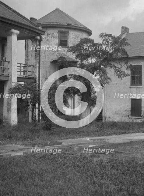 Jackson Barracks, New Orleans, between 1920 and 1926. Creator: Arnold Genthe.