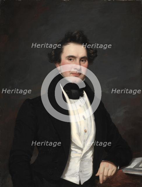 Portrait of a Man, 1832. Creator: Samuel Lovett Waldo (American, 1783-1861); William Jewett (American, 1789/90-1874), and.